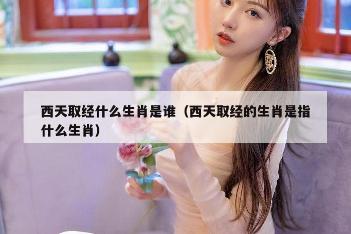 西天取经什么生肖是谁（西天取经的生肖是指什么生肖）